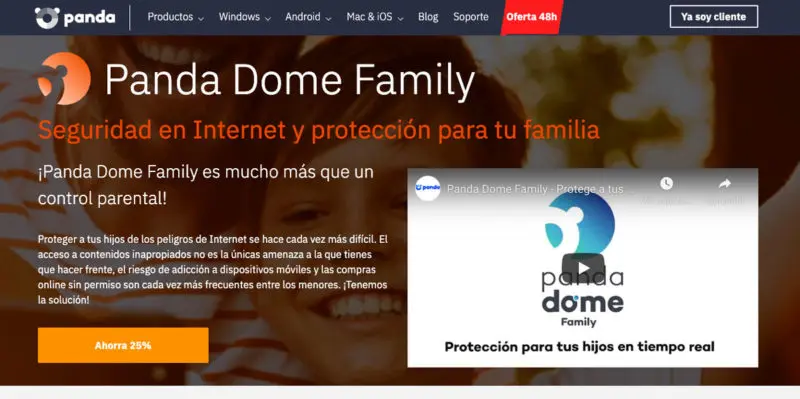 Control parental Panda Dome Family