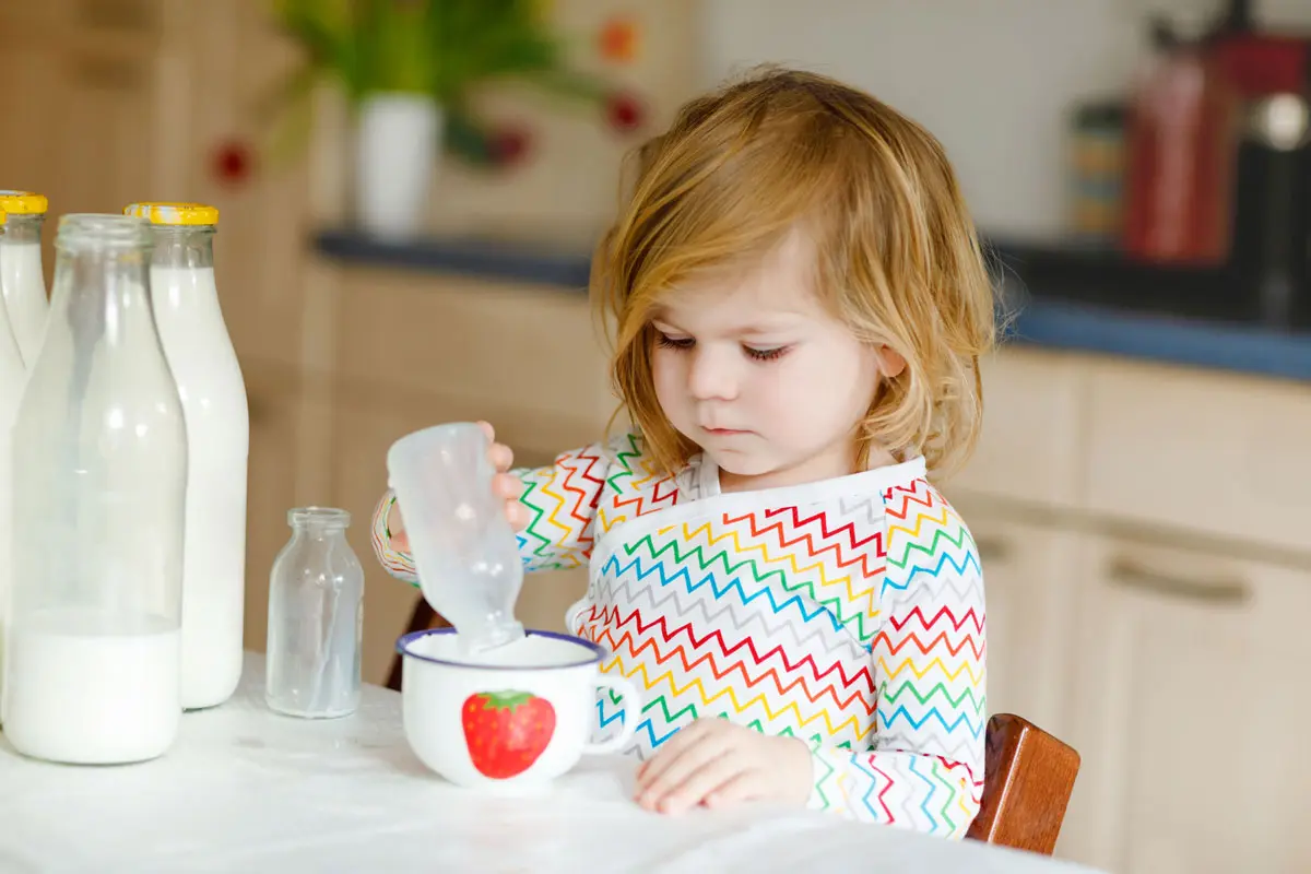 ¿Qué tipo de leche debe tomar el niño a partir del año de vida?