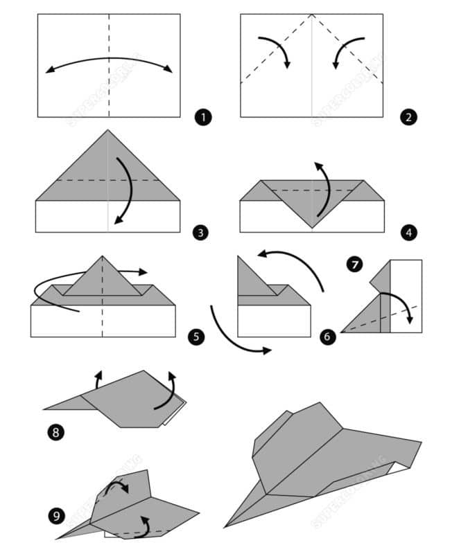 5 aviones de papel m ticos para hacer con ni os etapa infantil