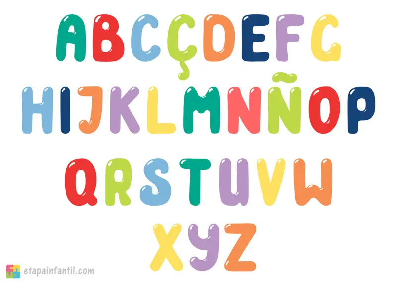 Letras del abecedario