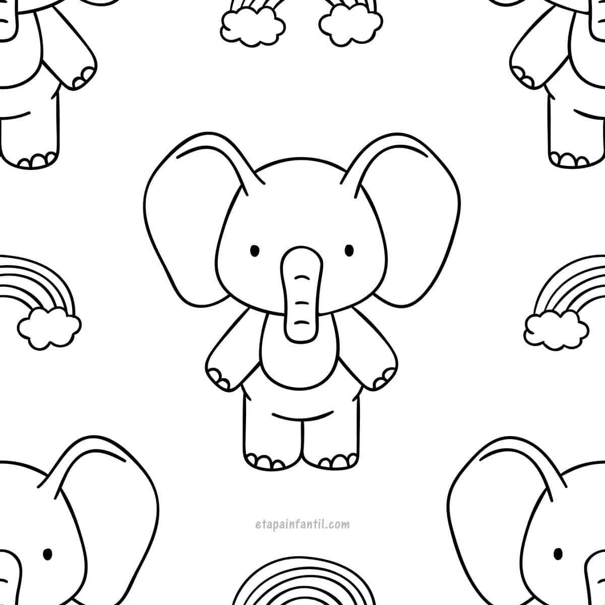 10 dibujos Kawaii para colorear - Etapa Infantil