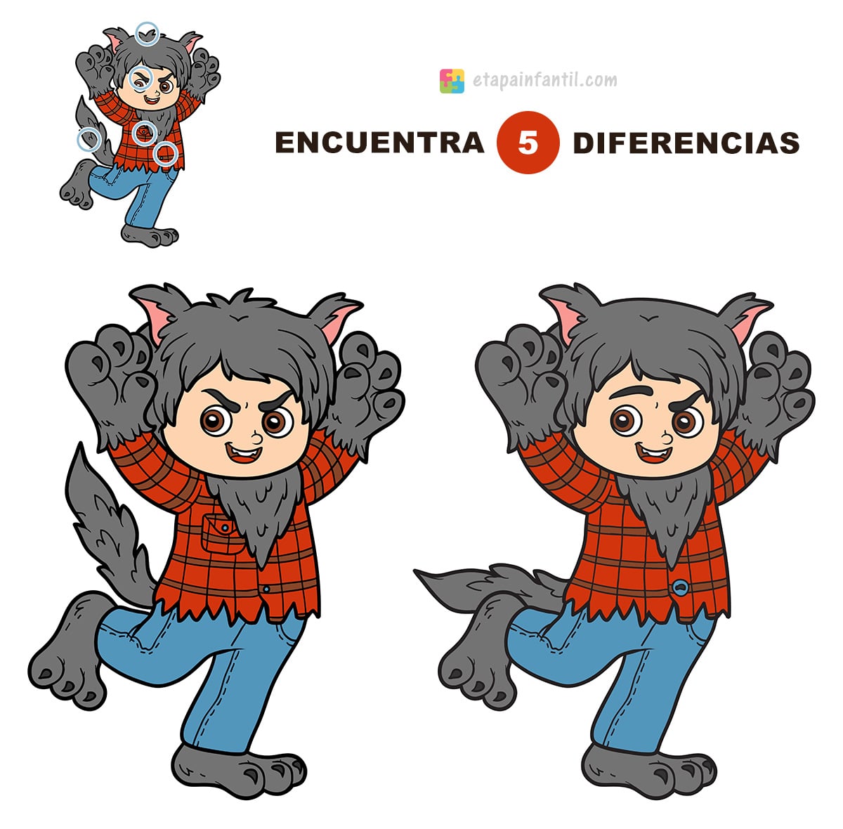 Encuentra las diferencias, un juego para estimular el desarrollo infantil - Etapa Infantil Encuentra las diferencias, un juego para estimular el desarrollo infantil - Etapa Infantil