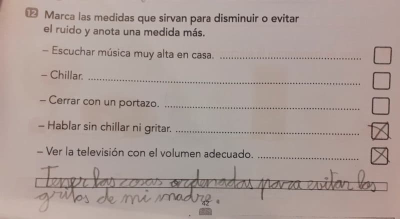 Tener las cosas ordenadas para evitar los gritos de mi madre