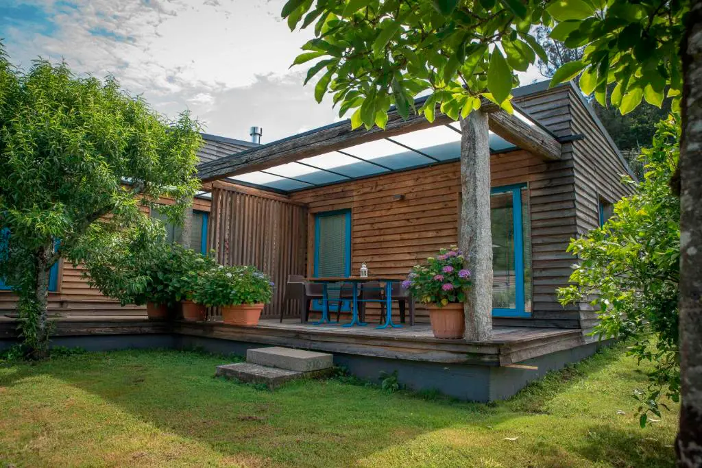 Cabañas rurales de madera para ir con niños