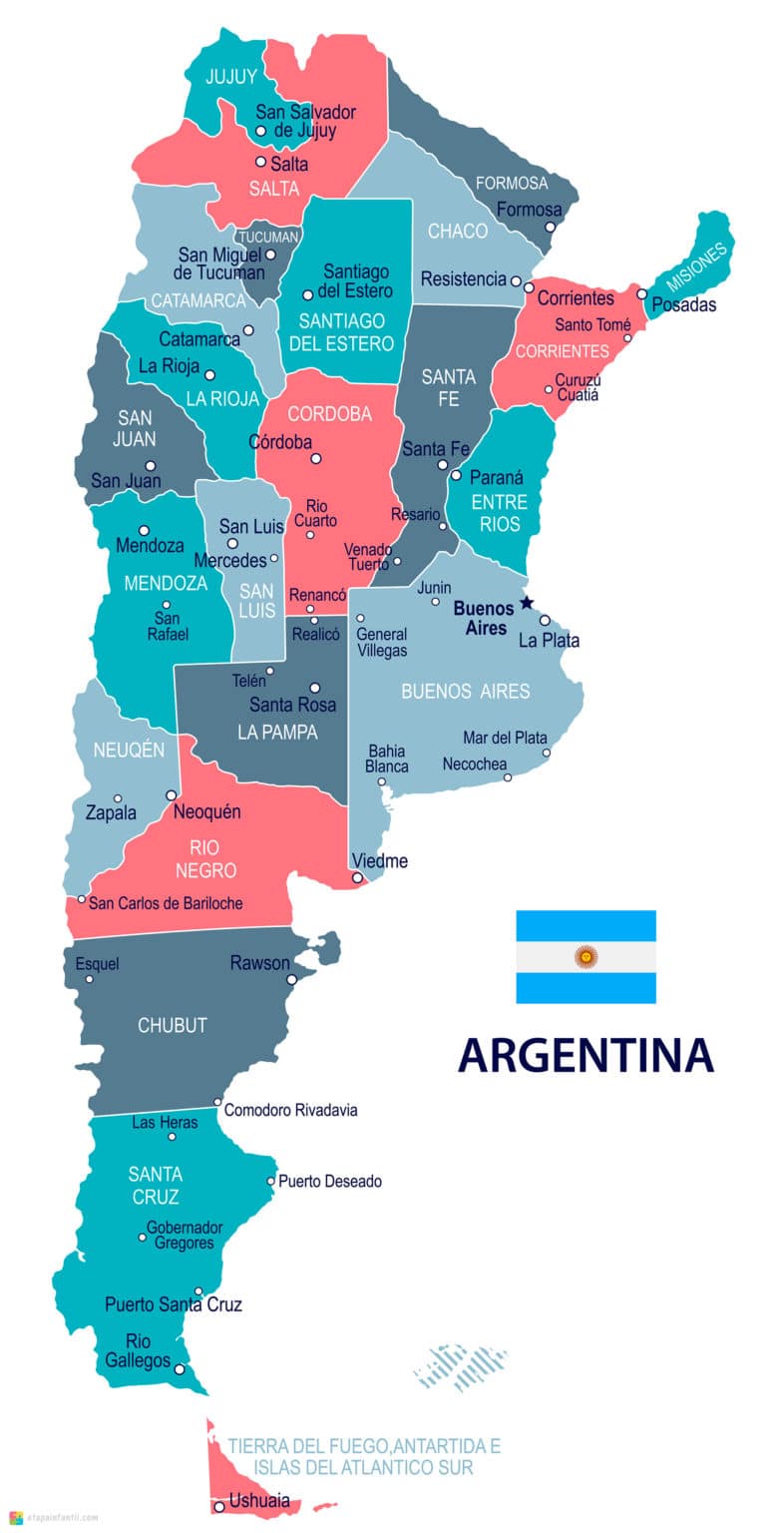 Mapa De Argentina