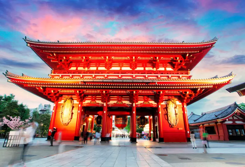 Templo Sensō-ji, en Asakusa, Taito City, Tokyo, Japón