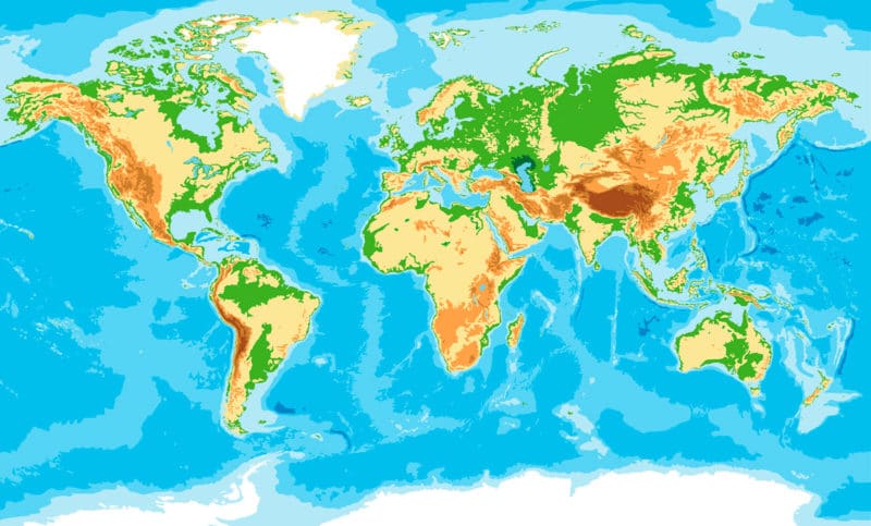 Continentes del mundo