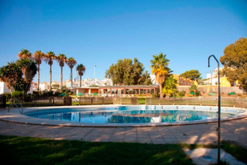 Camping Cuevas Mar, en Palomares, Almería