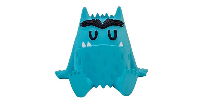 monstruo colores azul tristeza