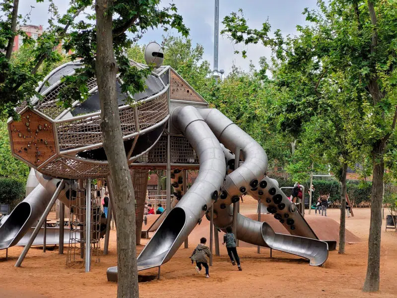 Parque de La Pegaso, en Barcelona