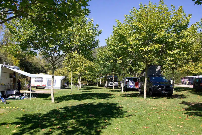 Camping Angosto, en Villanañe, Álava, País Vasco