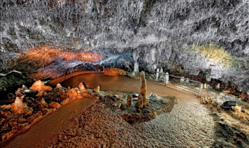 Cueva El Soplao, en Cantabria