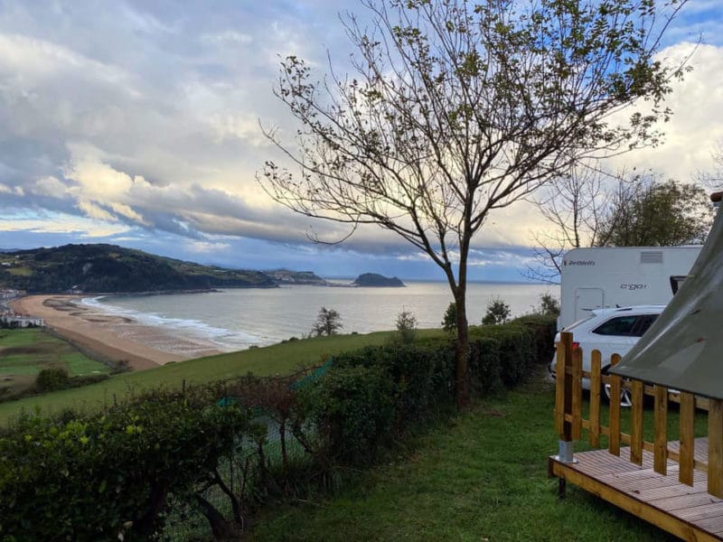 Gran Camping Zarautz, en Zarautz, Gipuzkoa, País Vasco