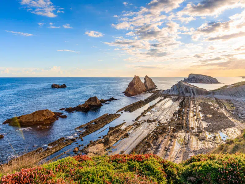 Playas salvajes de Costa Quebrada, en Cantabria