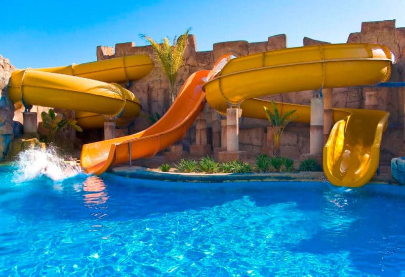 Zimbali Playa Spa Hotel parque acuático, en Vera, Almería, Andalucía