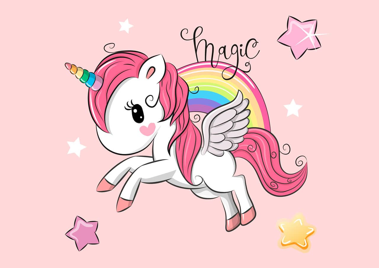 Dibujos de unicornios para colorear - Etapa Infantil