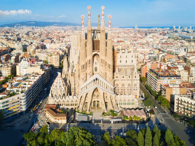 Basílica de la Sagrada Familia, en Barcelona, Cataluña