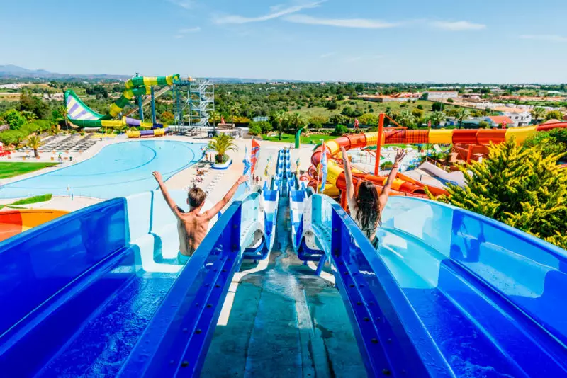 Parque de atracciones y acuático en Portugal