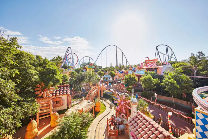 PortAventura World, en Salou, Tarragona, Cataluña