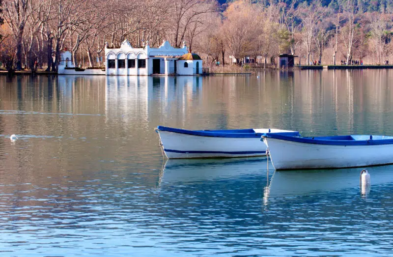 Lago de Banyoles, en Girona, Cataluña