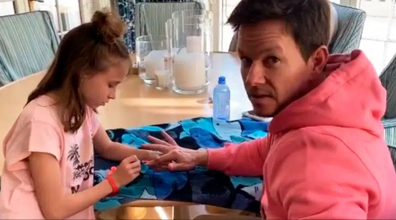 Mark Wahlberg e hija