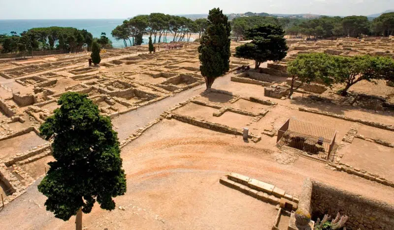 Ruïnes d'Empúries, en L'Escala, Girona, Catalunya