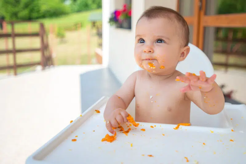 bebé de 6 meses alimentación tabla OMS