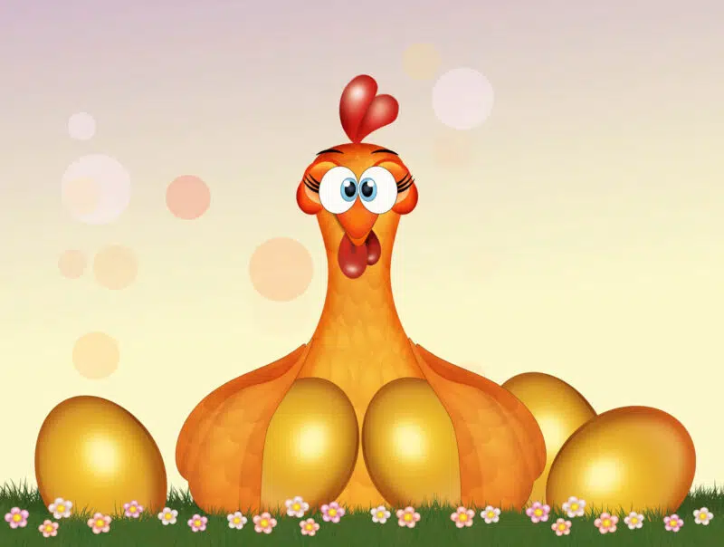 Cuento La gallina de los huevos de oro