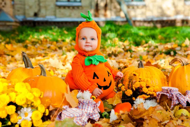 Disfraz bebé calabaza halloween