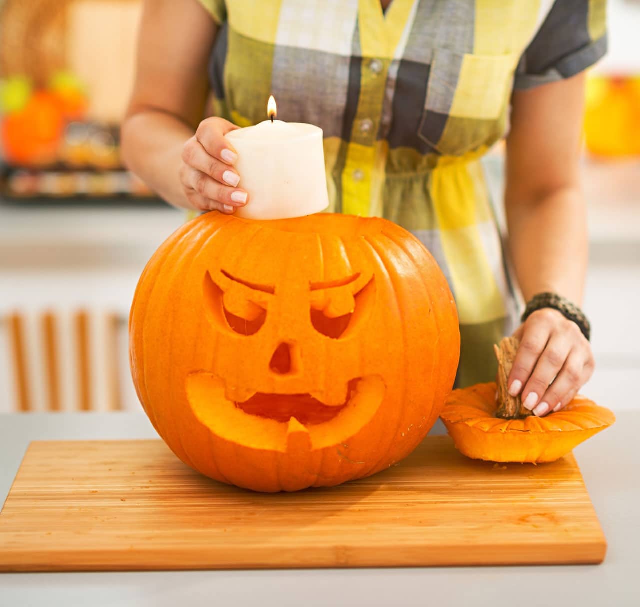Cómo hacer una calabaza decorativa para Halloween Etapa Infantil