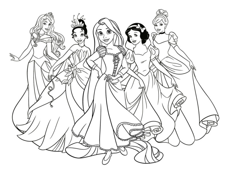 Princesas Disney para colorear y que los niños echen a volar su imaginación - Etapa Infantil Princesas Disney para colorear y que los niños echen a volar su imaginación - Etapa Infantil