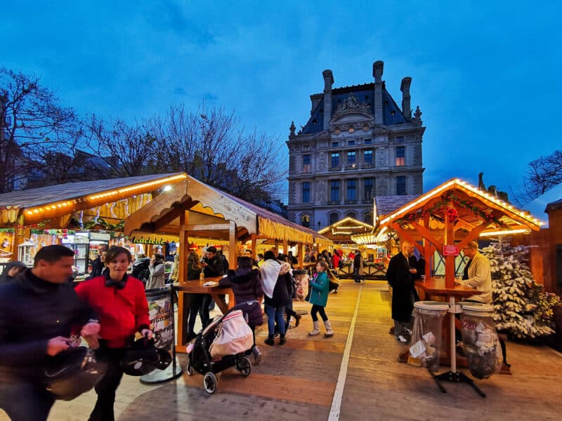 Mercadillo navideño de París, en Francia