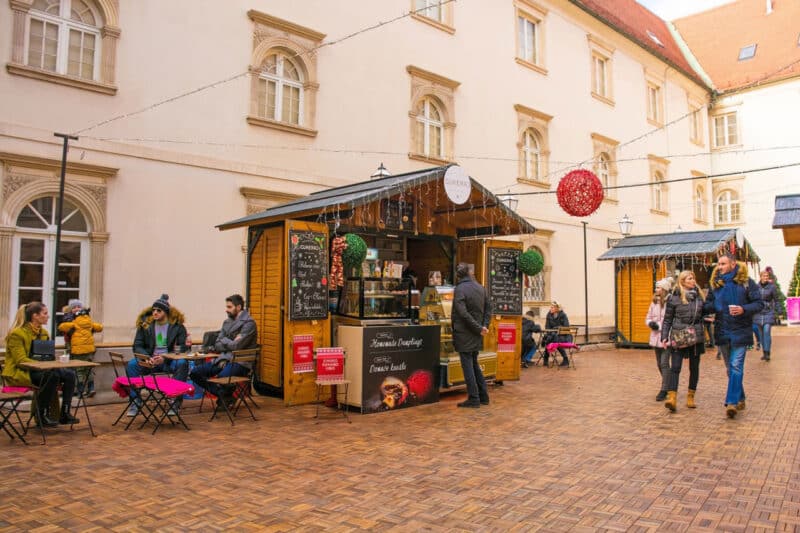 Mercado de Navidad de Zagreb, en Croacia