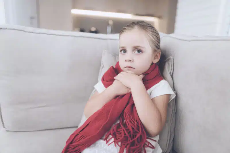 dolor de garganta niños