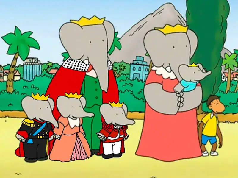 Serie dibujo animado Babar 80s