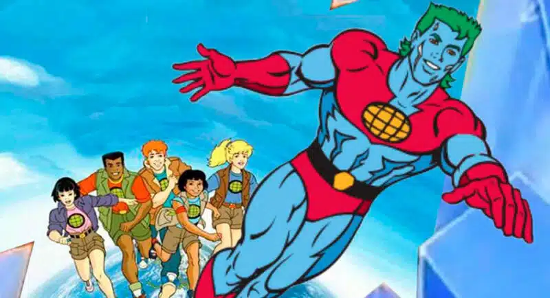 Serie dibujo animado Capitán Planeta y los planetarios 90s