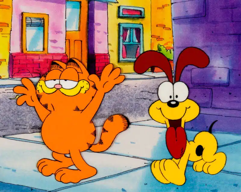 Serie dibujo animado Garfield 80s