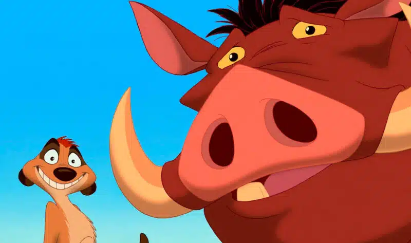 Serie dibujo animado Timón y Pumba 90s