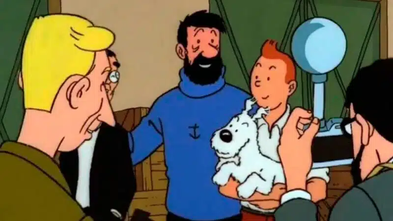 Serie dibujo animado Las aventuras de Tintín 90s
