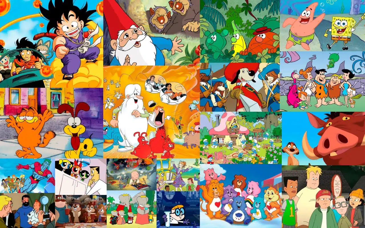 Series dibujos animados años 80 y 90