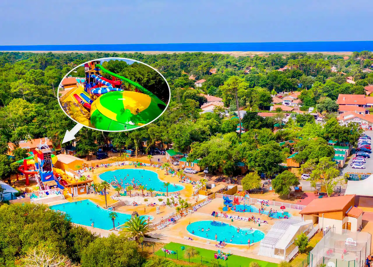 Camping Capfun La Mer, en Labenne, Francia