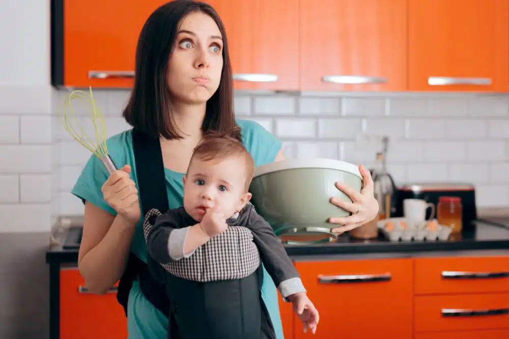 cuidar hijos agotada