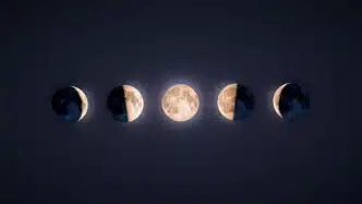 Fases de la Luna para niños