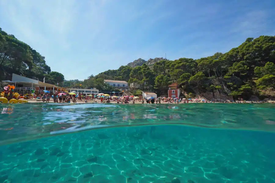 Cala Aiguablava, en Girona