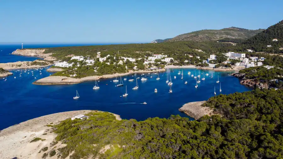 Cala Portinatx, en Ibiza