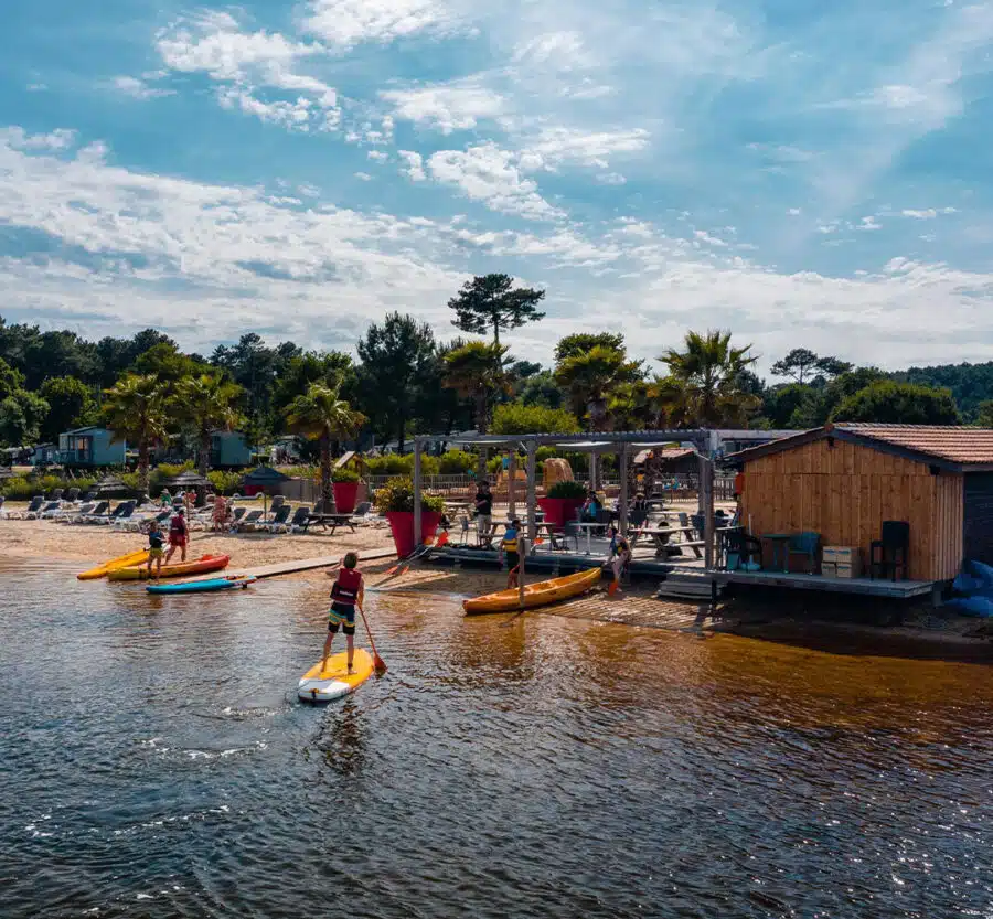 Camping Officiel Siblu La Réserve, en Gastes, Las Landas, Francia