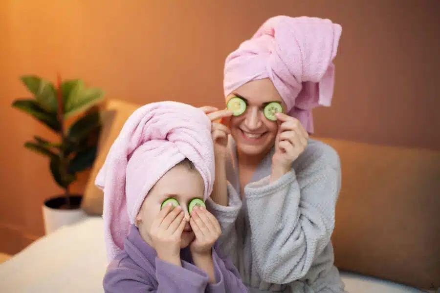 Spa en casa con niños