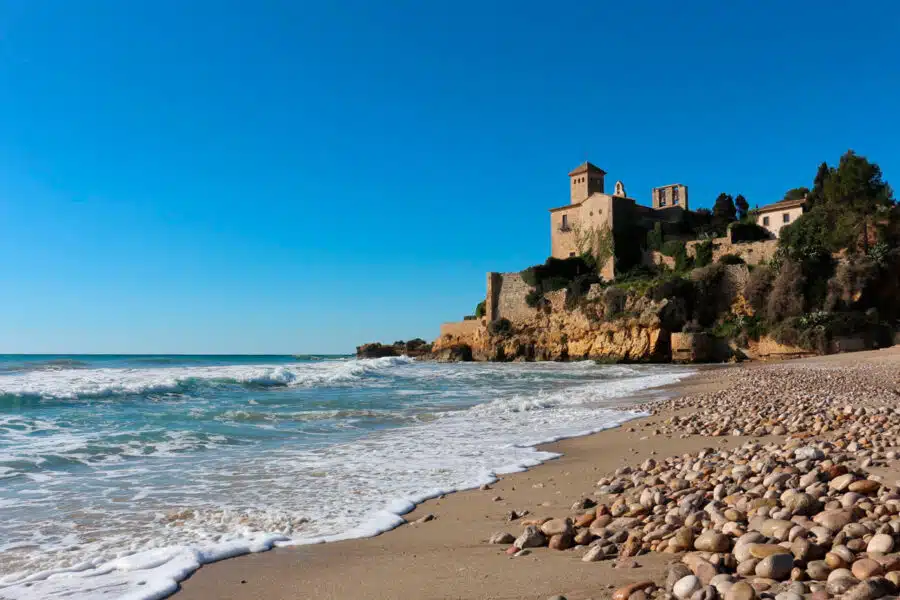 Playa de Tamarit, en Tarragona