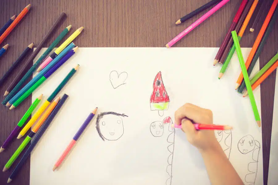 Dibujos en niños de 3 y 4 años