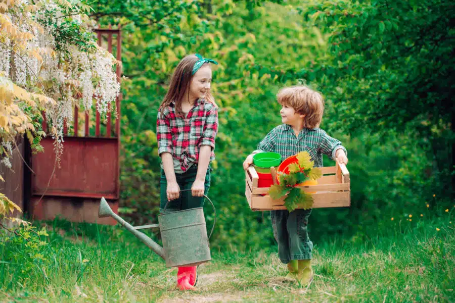 Huerto para niños